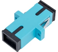 Оптический проходной адаптер DATAREX SC-SC OM3 симплекс simplex бирюзовый DR-540023