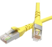 Экранированный патч-корд DKC cat5e f/utp 4x2, lszh, желтый, 1.0м RN5EFU4510YL