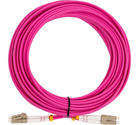Оптический шнур Cabeus duplex lc-lc 50/125 mm om4 10м lszh FOP-50-OM4-LC-LC-10m 1
