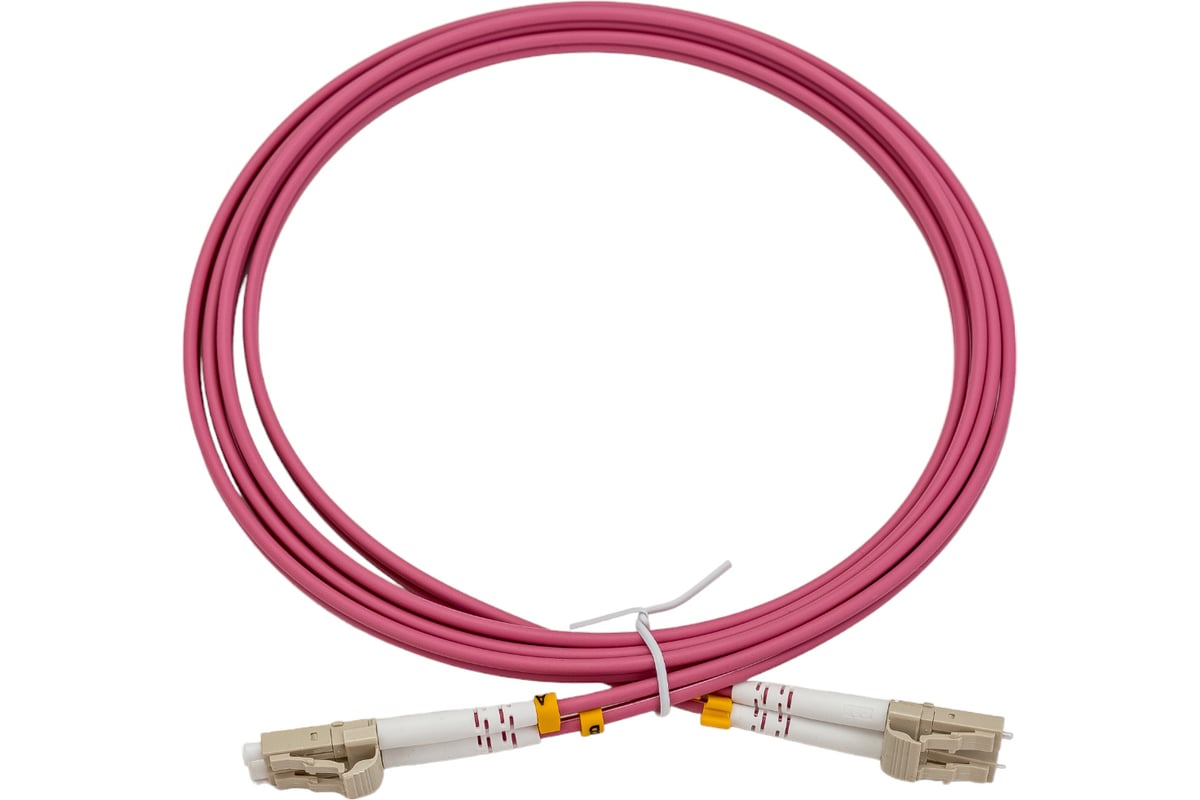 Cabeus Оптический шнур Cabeus duplex lc-lc 50/125 mm om4 2м lszh FOP-50-OM4-LC ...