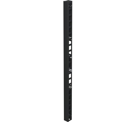 Вертикальный органайзер с крышкой DKC 24u глубина 60мм ral9005 R5VRPC2460B 1