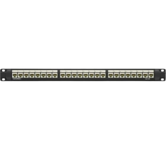 Патч-панель DKC 19",1u,cat6а, 24 модуля rj45, неэкранированная RN6APPU24