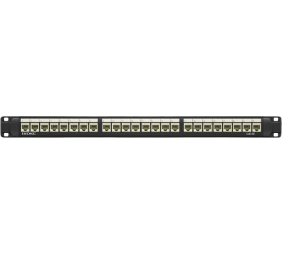 Патч-панель DKC 19",1u,cat5e, 24 модуля rj45, неэкранированная RN5PPU24 1