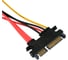 Кабель-удлинитель Cablexpert sata 7+15pin, 50см, медный проводник, пакет, CC-SATAMF-715-50CM 2