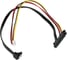 Кабель питания Cablexpert sata, xh2.54 4pin+sata угл/sata 7+15pin,40см,медь, пакет, CC-XH2.54-SATAL-40CM 1