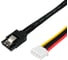 Кабель питания Cablexpert sata, xh2.54 4pin+ sata 7pin/sata 7+15pin,30см, медь, пакет, CC-XH2.54-SATA-30CM 3