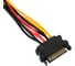 Кабель питания Cablexpert sata, 15pin(m)/2x15pin(f), медь, метал.скобы, 20см, пакет, CC-SATAM2F-20CM 4
