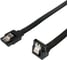 Интерфейсный кабель Cablexpert sata, sata3 7pin/7pin, 30см,мет.защелка,черный, пакет, CC-SATAM-DATA90-BL-30CM 2