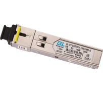 Модуль Gigalink sfp, wdm, 1гбит/c, одно волокно sm, sc, tx:1550/rx:1490 нм, ddm, 24 дб (до 80 км) GL-OT-SG24SC1-1550-1490-D