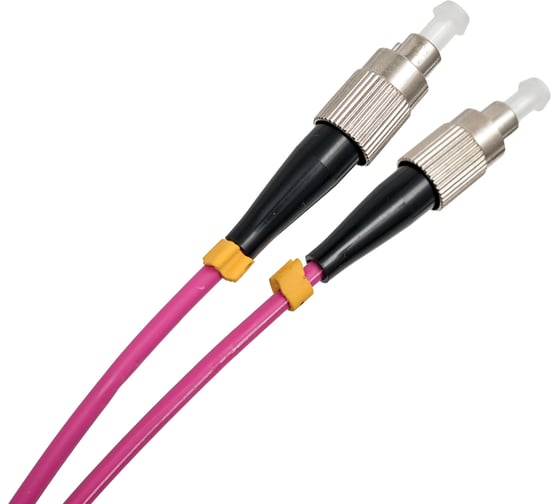 Оптический шнур Cabeus duplex sc-fc 50/125 mm om4 2м lszh FOP-50-OM4-SC-FC-2m