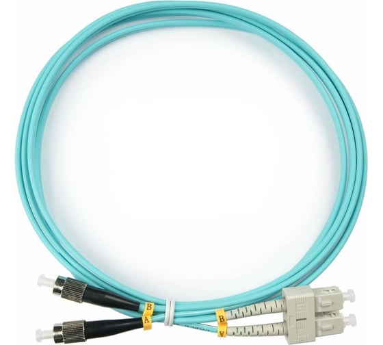 Оптический шнур Cabeus duplex sc-fc 50/125 mm om3 3м lszh FOP-50-SC-FC-3m