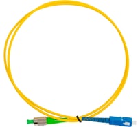 Оптический шнур Cabeus simplex fc/apc-sc/upc 9/125 sm 1м lszh FOP(s)-9-FC/APC-SC/UPC-1m