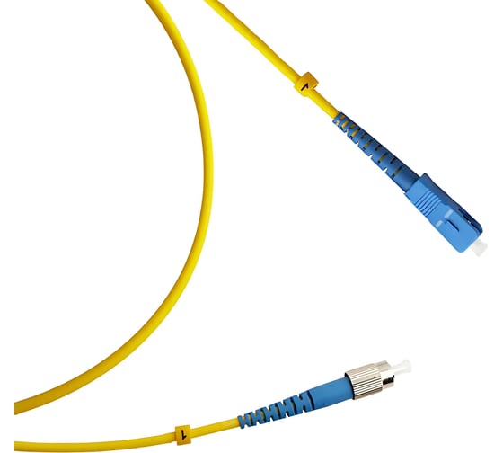 Оптический шнур Cabeus duplex sc-fc 9/125 sm 5м lszh FOP(d)-9-SC-FC-5m