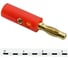 Штекер Banana Pro Legend GOLD красный, винтовое крепление, 4 мм PL2438 2