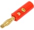 Штекер Banana Pro Legend GOLD красный, винтовое крепление, 4 мм PL2438 4