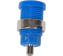 Гнездо Banana Pro Legend синий, на панель под пайку PL2490