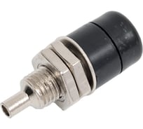 Гнездо Banana Pro Legend черный, на панель под пайку PL2484