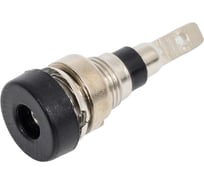 Гнездо Banana Pro Legend чёрный, на панель под пайку PL2470