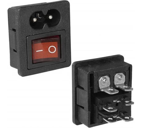 Разъем питания Pro Legend AC-045, с выключателем PL2383