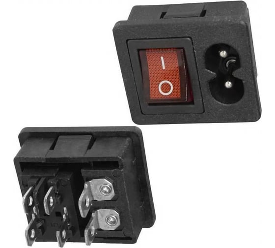 Разъем питания Pro Legend AC-045, с выключателем PL2383