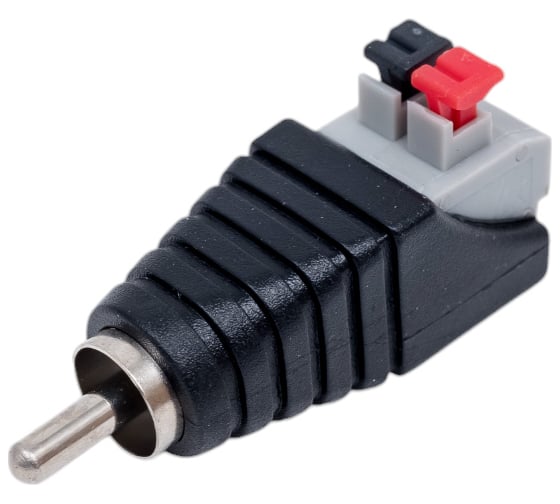 Разъем RCA (Папа) Pro Legend с зажимным механизмом PL2386