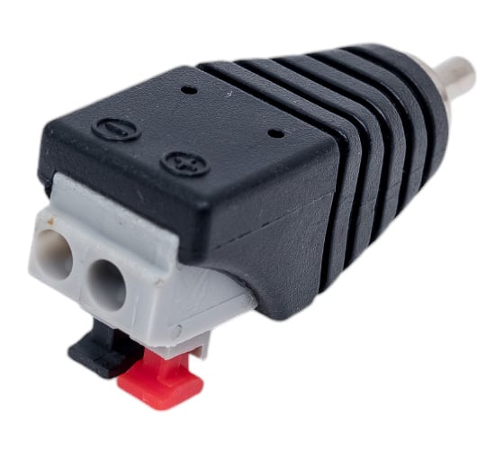 Разъем RCA (Папа) Pro Legend с зажимным механизмом PL2386