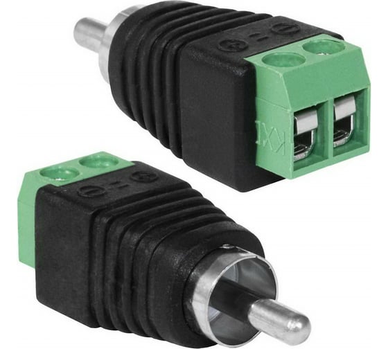 Разъем RCA папа Pro Legend с клеммной колодкой PL2384