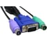 Кабель d-link kvm 3 м, с разъемами vga и ps/2 для dkvm-4k/b DKVM-CB3/B1A 1