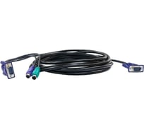 Кабель d-link kvm 1.2 м, с разъемами vga и ps/2 DKVM-CB/1.2M/B1A