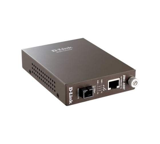 Медиаконвертер d-link Wdm с 1 портом 10/100base-tx и 1 портом 100base-fx, с разъемом sc, 1550 нм; rx: 1310 нм DMC-920T/B10A 1