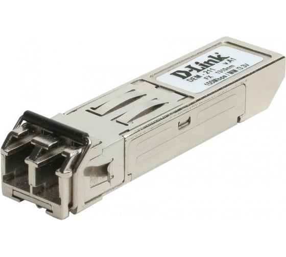 Sfp-трансивер d-link с 1 портом 100base-fx для многомодового оптического кабеля до 2 км 211/A1A