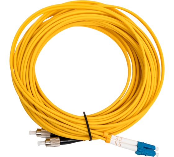 Оптический шнур Cabeus duplex lc-fc 9/125 sm 10м lszh FOP(d)-9-LC-FC-10m
