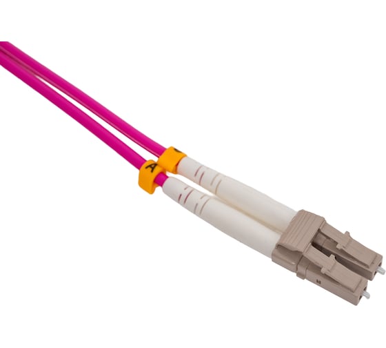 Оптический шнур Cabeus duplex lc-fc 50/125 mm om4 2м lszh FOP-50-OM4-LC-FC-2m