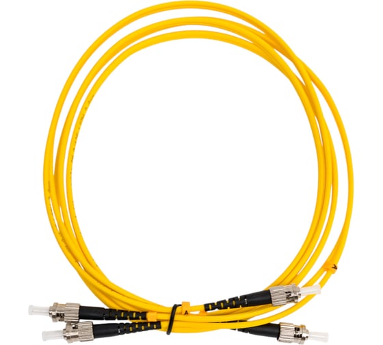 Оптический шнур Cabeus duplex st-st 9/125 sm 2м lszh FOP(d)-9-ST-ST-2m