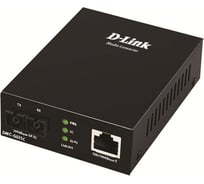 Медиаконвертер d-link с 1 портом 100/1000base-t и 1 портом 1000base-sx с разъемом sc для многомодового оптического кабеля до 550 м DMC-G02SC/A1A
