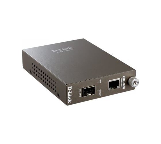 Медиаконвертер d-link с 1 портом 1000base-t и 1 портом 1000base-x sfp DMC-805G/A11A