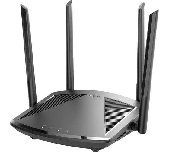 Маршрутизатор d-link Wi-fi 6 ax1800, 1000base-t wan, 3x1000base-t lan DIR-X1860/RU/R1A
