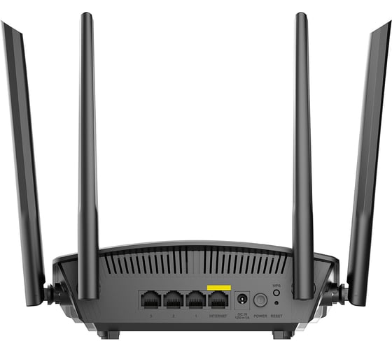 Маршрутизатор d-link Wi-fi 6 ax1800, 1000base-t wan, 3x1000base-t lan DIR-X1860/RU/R1A