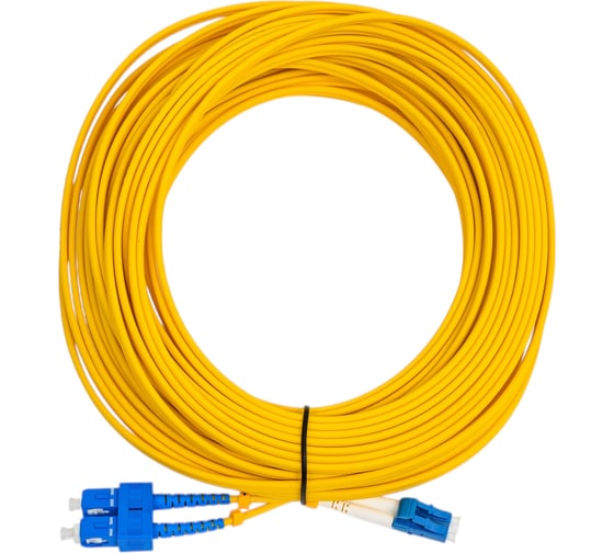 Оптический шнур Cabeus duplex lc-sc 9/125 sm 20м lszh FOP(d)-9-LC-SC-20m