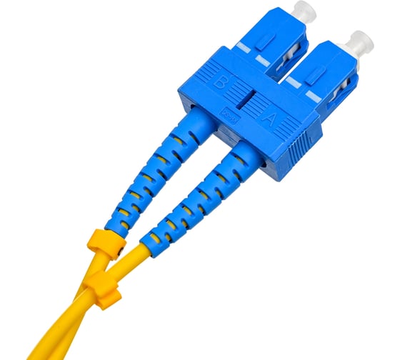 Оптический шнур Cabeus duplex lc-sc 9/125 sm 20м lszh FOP(d)-9-LC-SC-20m