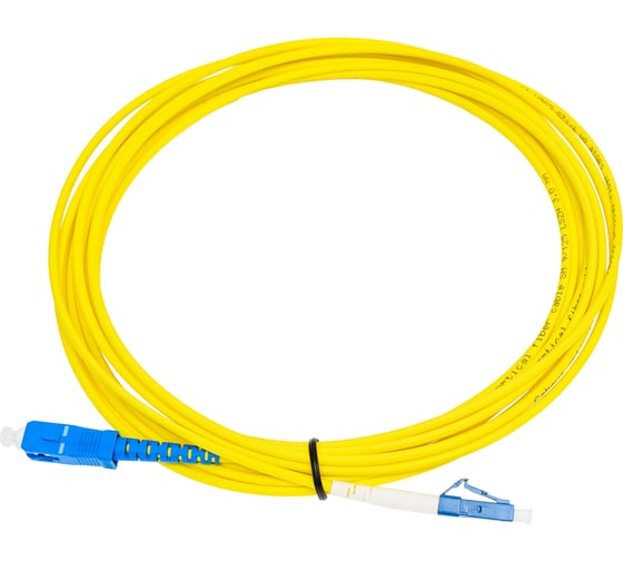 Оптический шнур Cabeus simplex lc-sc 9/125 sm 5м lszh FOP(s)-9-LC-SC-5m
