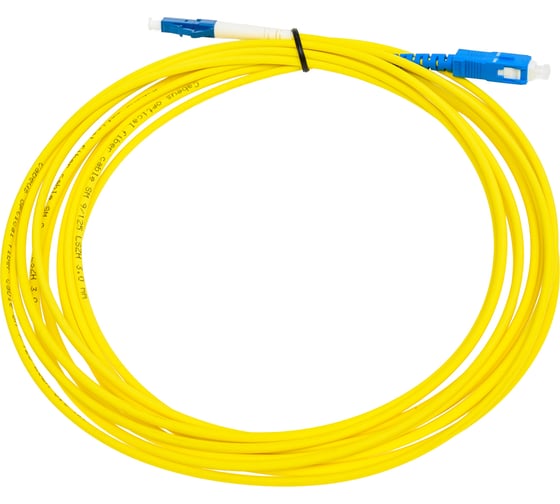 Оптический шнур Cabeus simplex lc-sc 9/125 sm 5м lszh FOP(s)-9-LC-SC-5m