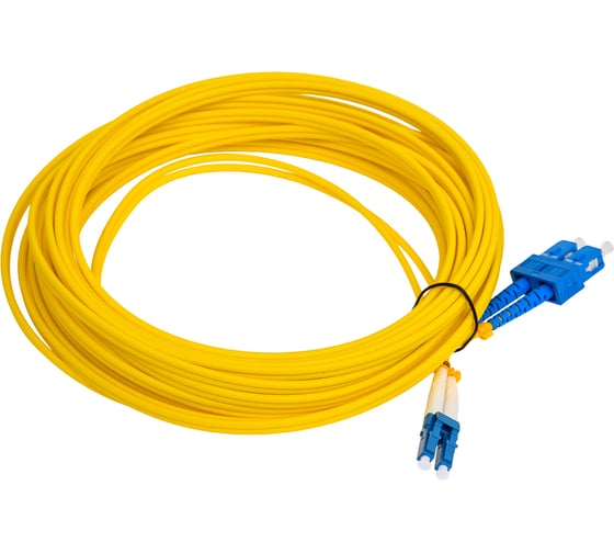 Оптический шнур Cabeus duplex lc-sc 9/125 sm 10м lszh FOP(d)-9-LC-SC-10m