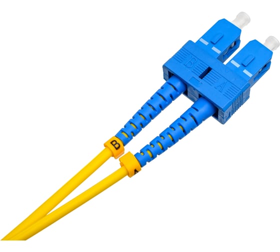 Оптический шнур Cabeus duplex lc-sc 9/125 sm 10м lszh FOP(d)-9-LC-SC-10m