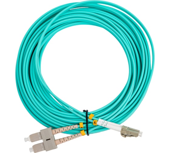 Оптический шнур Cabeus duplex lc-sc 50/125 mm om3 10м lszh FOP-50-LC-SC-10m