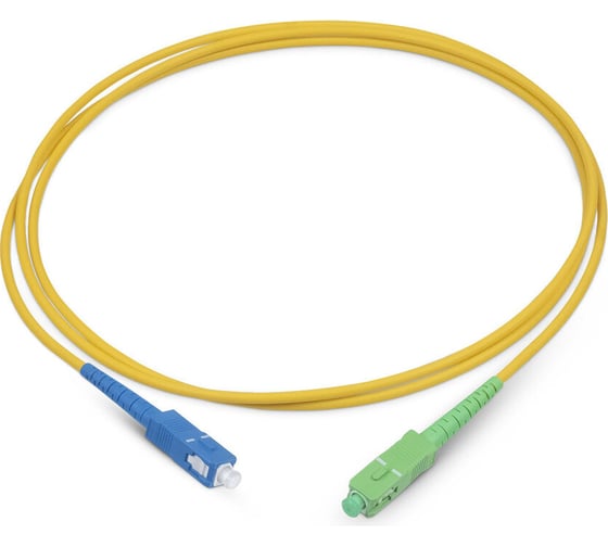 Оптический шнур Cabeus simplex sc/apc-sc/upc 9/125 sm 1,5м lszh FOP(s)-9-SC/APC-SC/UPC-1,5m 1