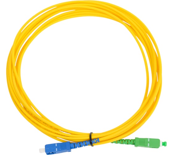 Оптический шнур Cabeus simplex sc/apc-sc/upc 9/125 sm 5м lszh FOP(s)-9-SC/APC-SC/UPC-5m 1