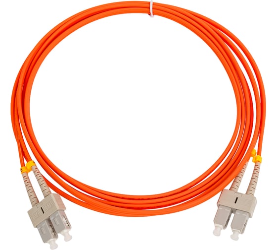 Оптический шнур Cabeus duplex sc-sc 62,5/125 mm 3м lszh FOP-62-SC-SC-3m