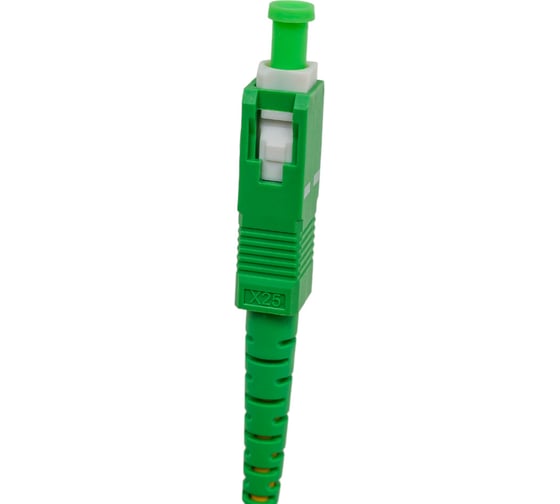 Оптический шнур Cabeus simplex sc/apc-sc/upc 9/125 sm 1м lszh FOP(s)-9-SC/APC-SC/UPC-1m