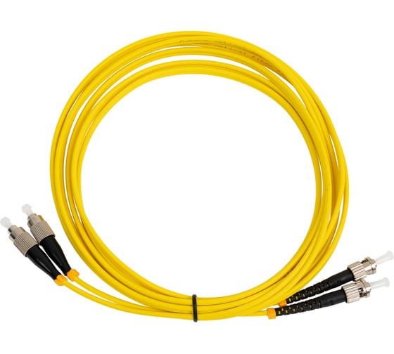 Оптический шнур Cabeus duplex fc-st 9/125 sm 3м lszh FOP(d)-9-FC-ST-3m 1
